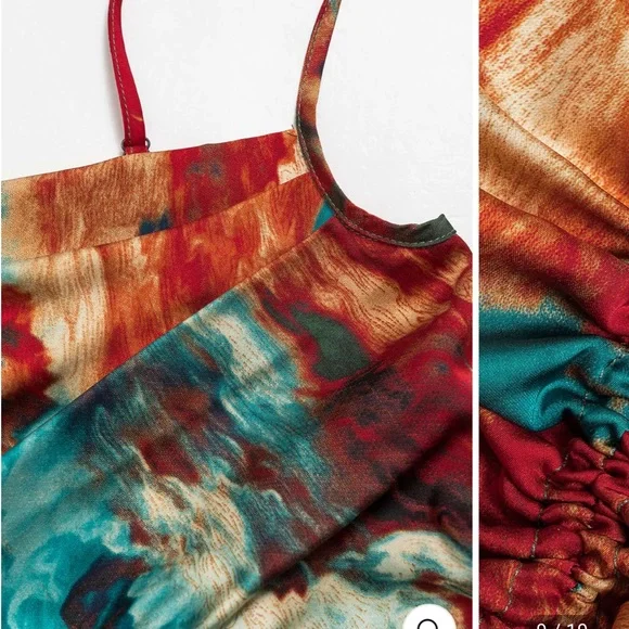 Micas Vibrant Multicolor Mini Dress - Picture 4 of 5